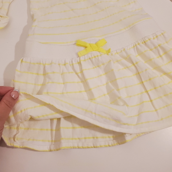 Baby Gap Adorable Yellow Striped Dress 3T - Picture 3 of 4